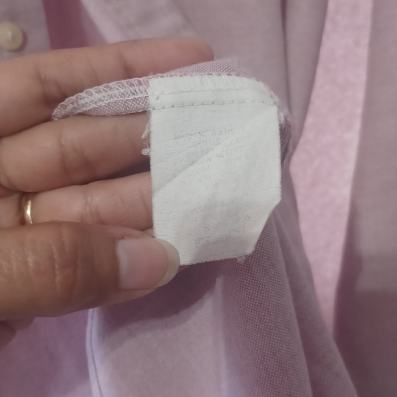 The Men's Store At Sears Button Down Shirt Long Sleeve Light Size 16.5 - Picture 5 of 7